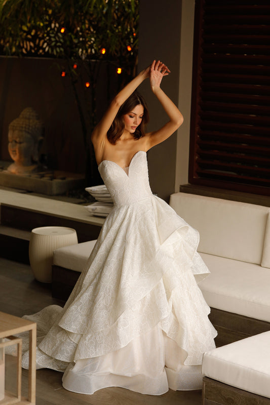 Kelly Chase Couture Wedding Gown Begonia