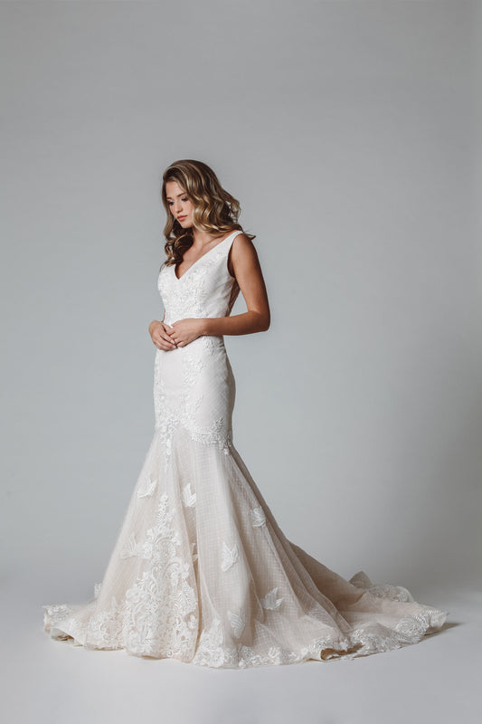 Kelly Chase Couture Wedding Gown Sparkle