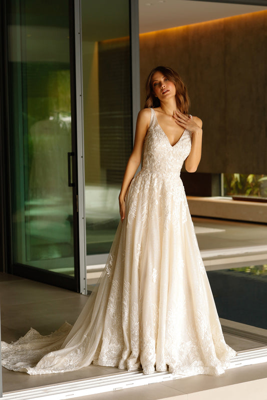 Kelly Chase Couture Wedding Gown Cypress